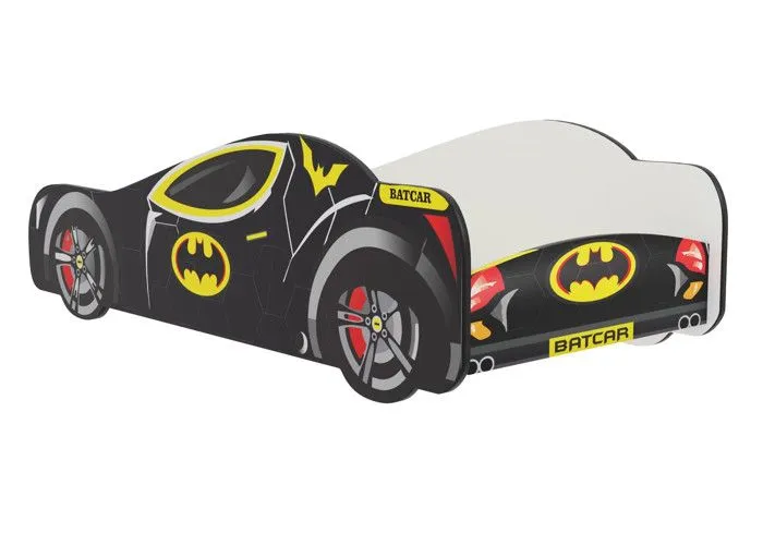 Lit enfant pour garçon voiture Batman batcar avec matelas et sommier inclus - 160 cm x 80 cm-3
