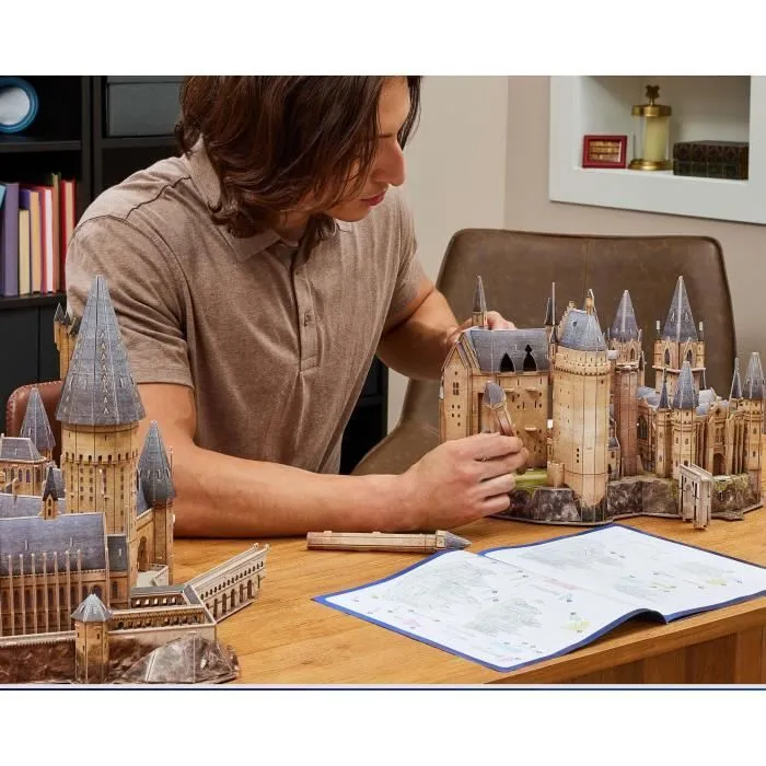 Puzzle 4D Build Harry Potter Hogwarts Castle modèle 3D à assembler-3
