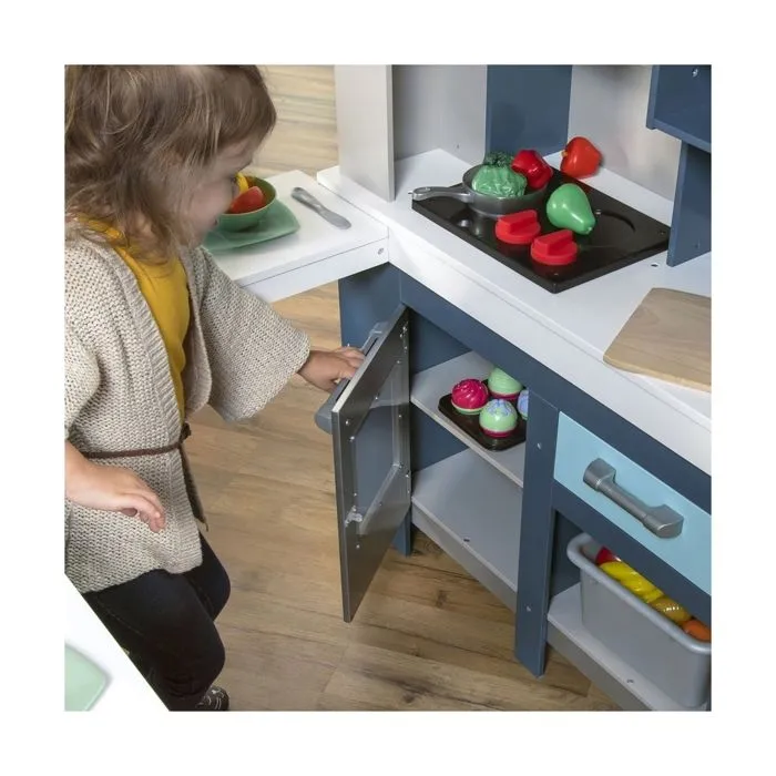 Step2 - Grand Walk-In Kitchen & Grill - Cuisine Enfant en Bois avec Kit d’accessoires-4