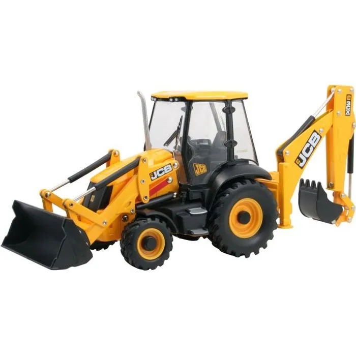Tractopelle JCB 3CX - TOMY - Jouet à l'échelle 1/32 pour enfant de 3 ans et plus-0