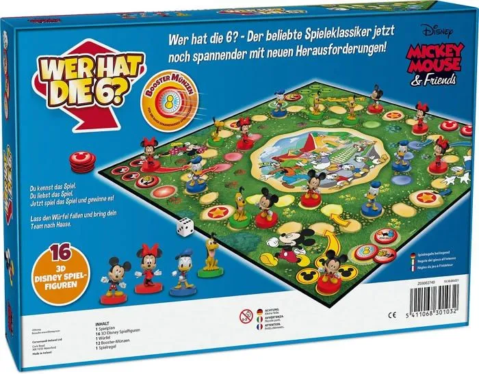 Jeu de societe - jeu de plateau - 22501060 - Disney Mickey Mouse - Friends - Wer hat die 6-3