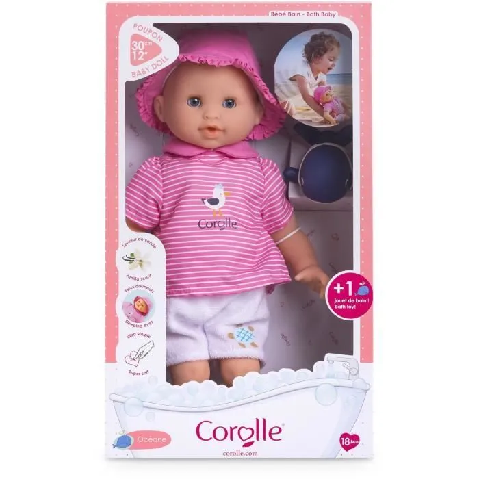 Poupon - COROLLE - Bébé Bain Océane - 30 cm - jouet de bain - dès 18 mois-1