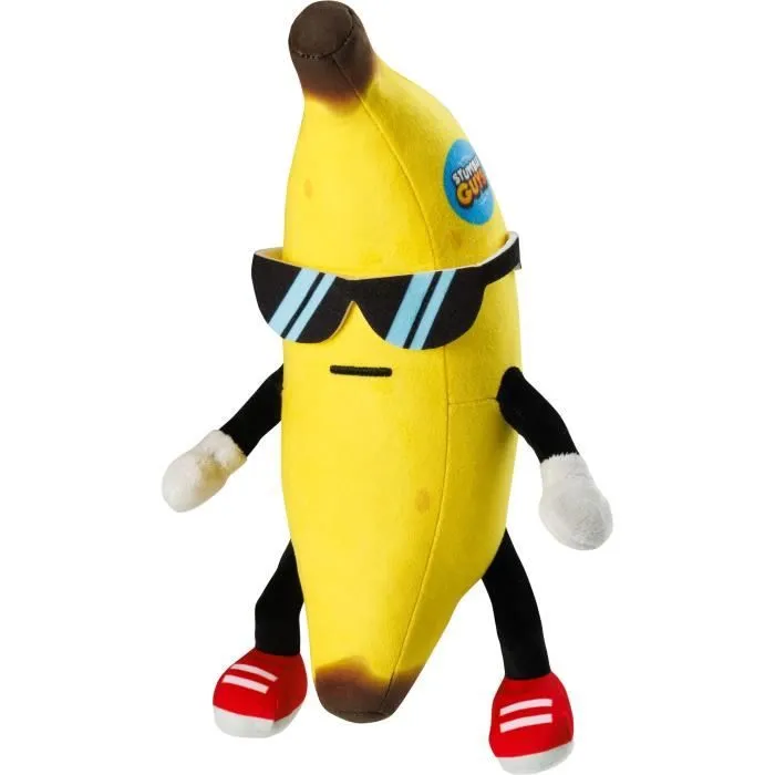 BANDAI - Stumble Guys - Peluche 30 cm - Banana Guy-0