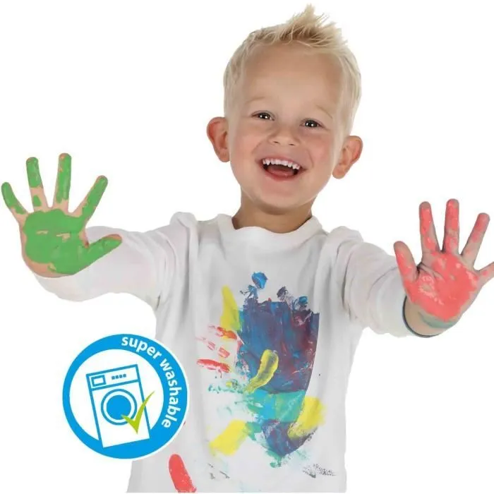 My first - Mon premier kit de peinture au doigt avec un tablier - SES CREATIVE-2