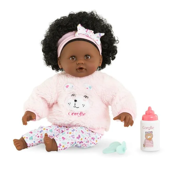 Poupon - Corolle - Bébé Calin Caroline - 30 cm - Corps souple - Accessoires inclus-0