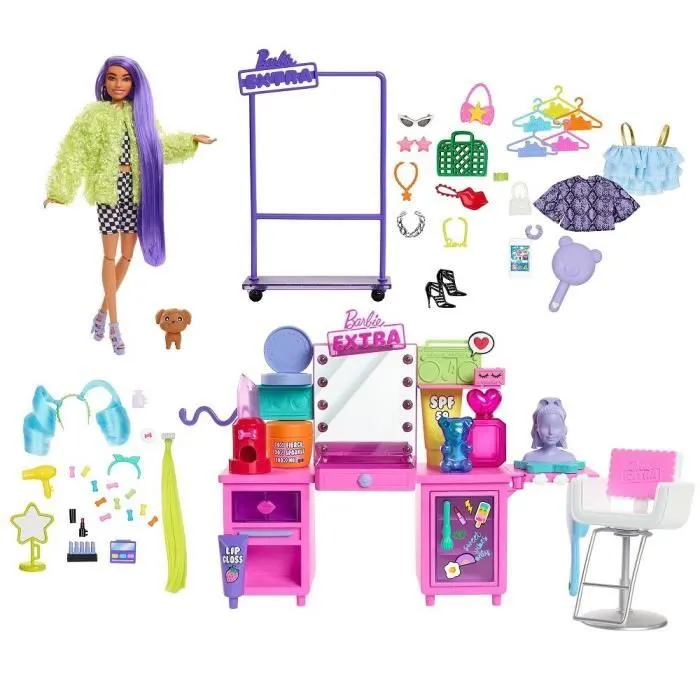 Barbie - Barbie Extra et Studio de Mode - Accessoires Poupée - 3 ans et +-1