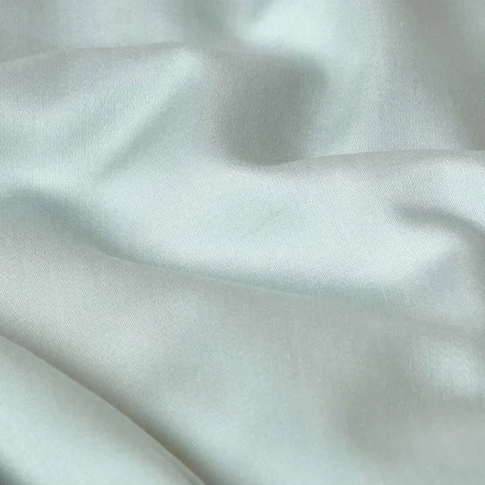 Housse de couette Bleu givré 100% coton BIO 400 fils 150 x 200 cm - Homescapes-2