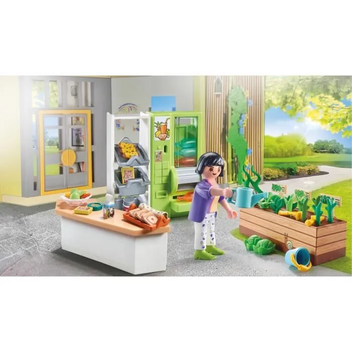 PLAYMOBIL - Boutique de l'école - City Life - Univers scolaire - 58 pièces-1