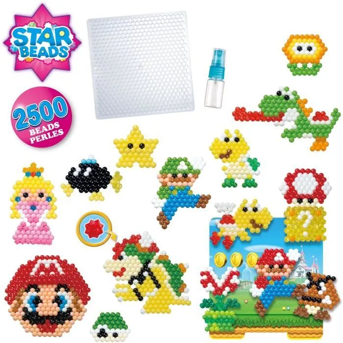 Aquabeads - La box Super Mario - Jouet - Vert - Licence Super Mario - Convient aux enfants à partir de 4 ans-1