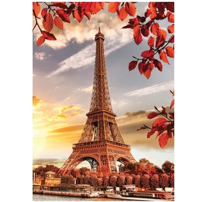Nathan - Puzzle Tour Eiffel en automne 1000 pcs - RAVENSBURGER-0