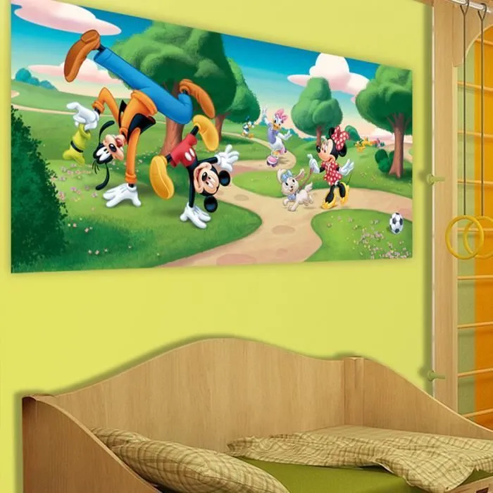 Poster géant Mickey & Minnie - AG DESIGN - Thème : Pour les enfants - H 90 x L 202 cm-2