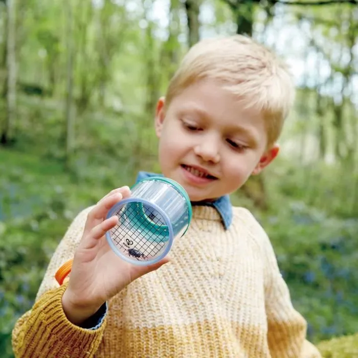Jeux de plein air en bois - HAPE - Pot à insectes avec loupe - Pour explorateurs scientifiques-0