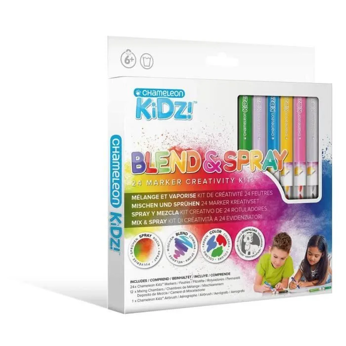 CHAMELEON KIDZ MARQUEUR 24 PIECES MULTICOLORE CK1603 BLENDY PENS C-0