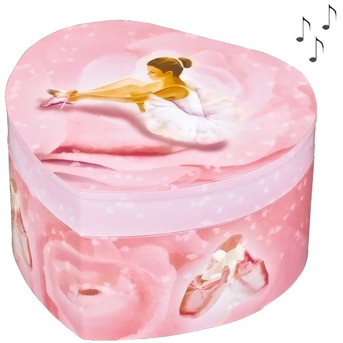 Boite à musique TROUSSELIER - Danseuse étoile - Rose-0