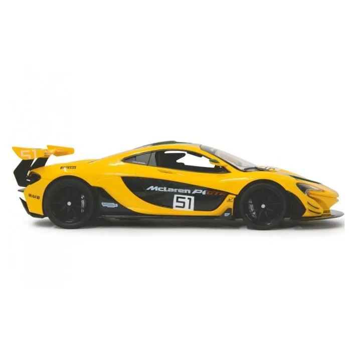Voiture télécommandée - RASTAR - McLaren P1 GTR - Jaune - Intérieur détaillé - Echelle 1:14-2