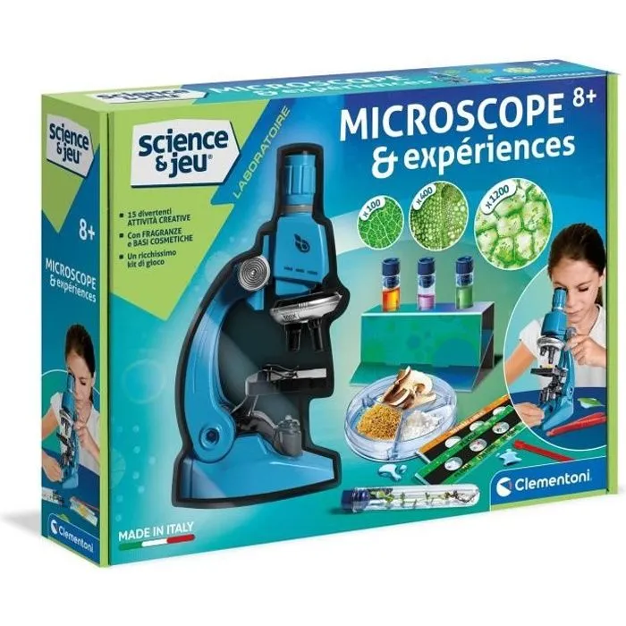 Clementoni - Sciences et Jeu - Super Microscope Professionnel - 8 ans et +-0