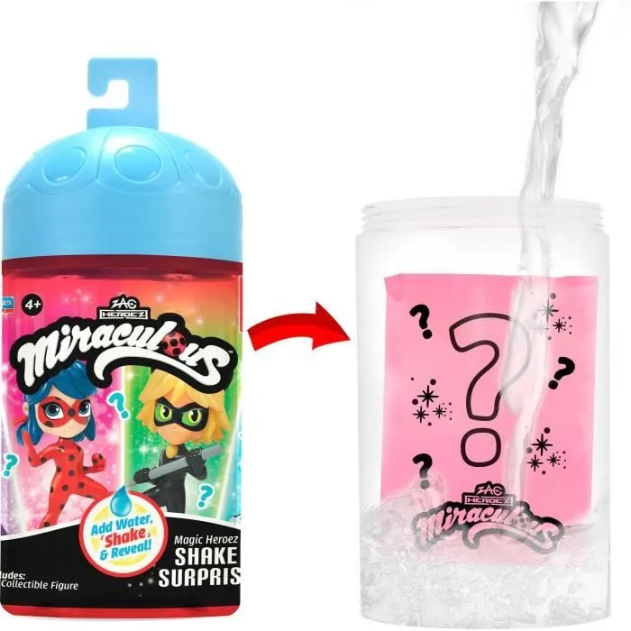 Poupées Chibi Color Change Surprise 10 cm - Miraculous Ladybug - BANDAI - Personnage aléatoire-1