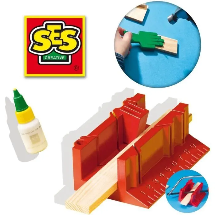 Atelier de menuiserie grande - SES CREATIVE - Kit complet - Jouets en bois-3