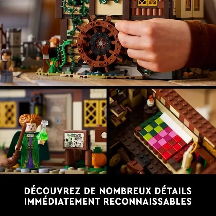 LEGO® Ideas Hocus Pocus Disney : le manoir des sœurs Sanderson 21341 -Set de construction - Un cadeau d’Halloween pour les adultes-3