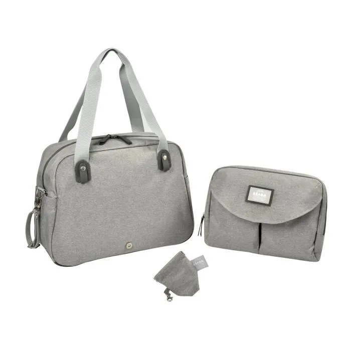 Béaba Les Sorties Sac à Langer Genève II Gris Chiné-1
