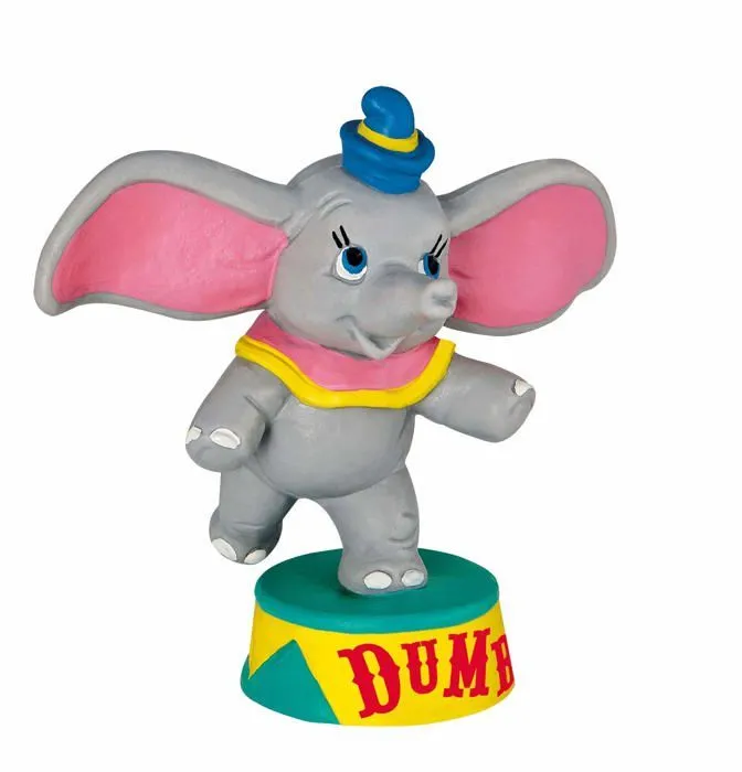 Figurine Dumbo - BULLYLAND - 7 cm - Gris et rose - Pour adulte et enfant à partir de 3 ans-1