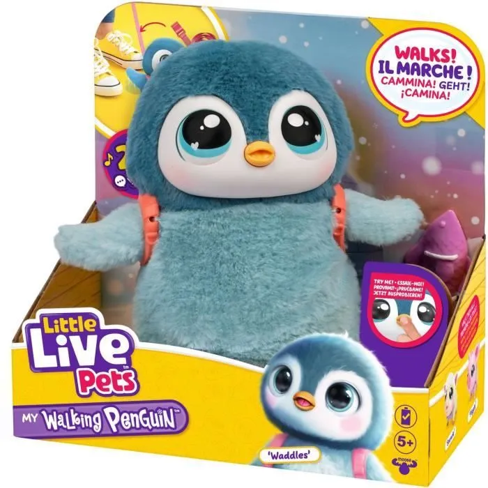 Mon Petit Pingouin - MOOSE TOYS - LITTLE LIVE PETS - Pingouin électronique interactif avec accessoires-3