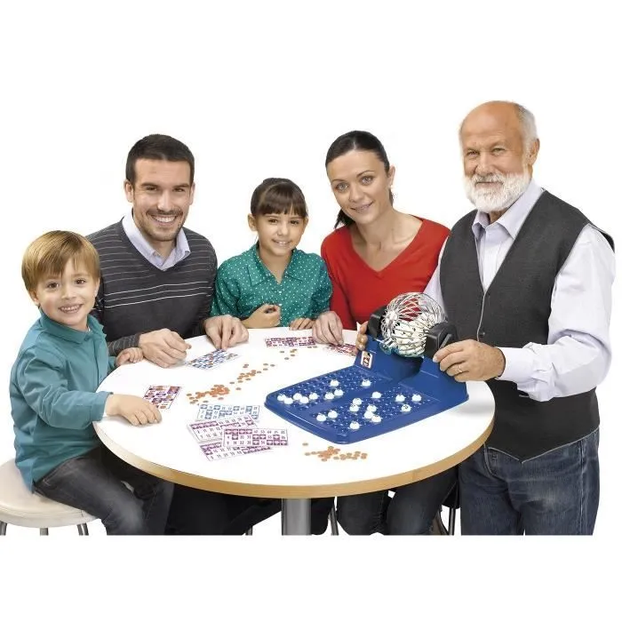 Loto automatique Luxe 72 cartons - CHICOS - Boules numérotées ineffaçables - Enfant - Mixte-1