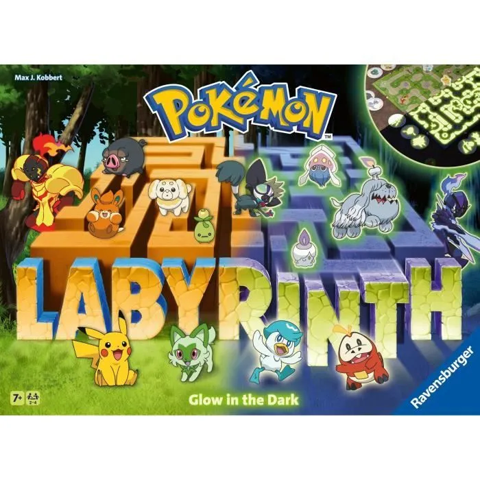 Labyrinthe Pokémon, Jeu de société classique, Glow in the Dark, Pour Enfant et Famille, Dès 7 ans, 22705, Ravensburger-3