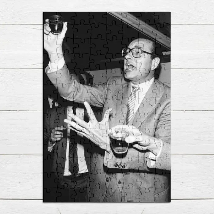 Puzzle Classique - FABULOUS - Jacques Chirac Vintage Toast - 100 Pièces - Adulte - Intérieur-3