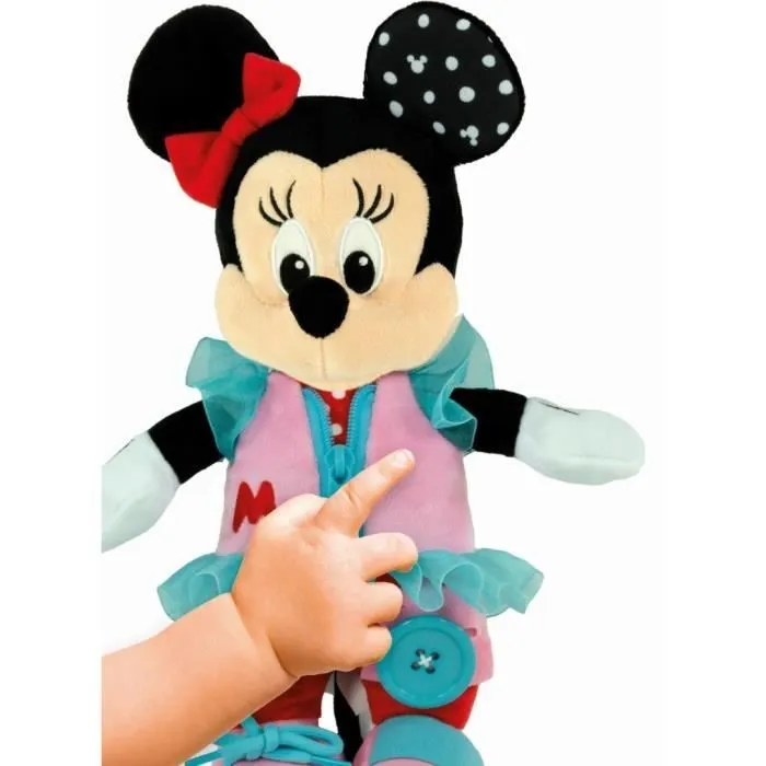 Clementoni - Montessori - Baby Minnie - Peluche à Habiller-2