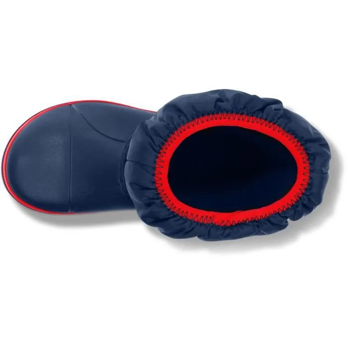 Bottes - Crocs - Winter Puff - Rouge/Bleu - Confortable - Légère - Enfant-2