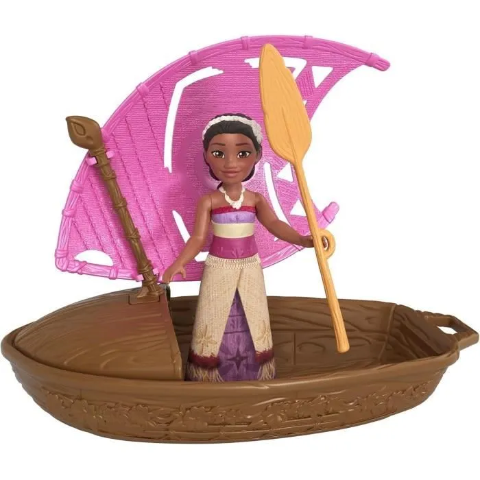 MATTEL Disney Vaiana 2 Pirogue et ses 3 surprises JBT68-3