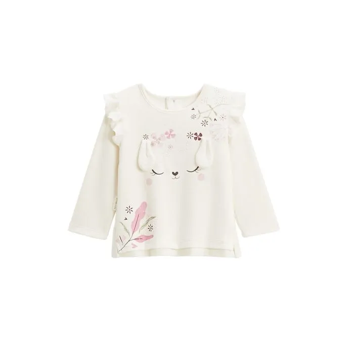 Pyjama bébé 2 pièces - PETIT BEGUIN - Mila - Velours - Ecru - Label OEKO-TEX-1