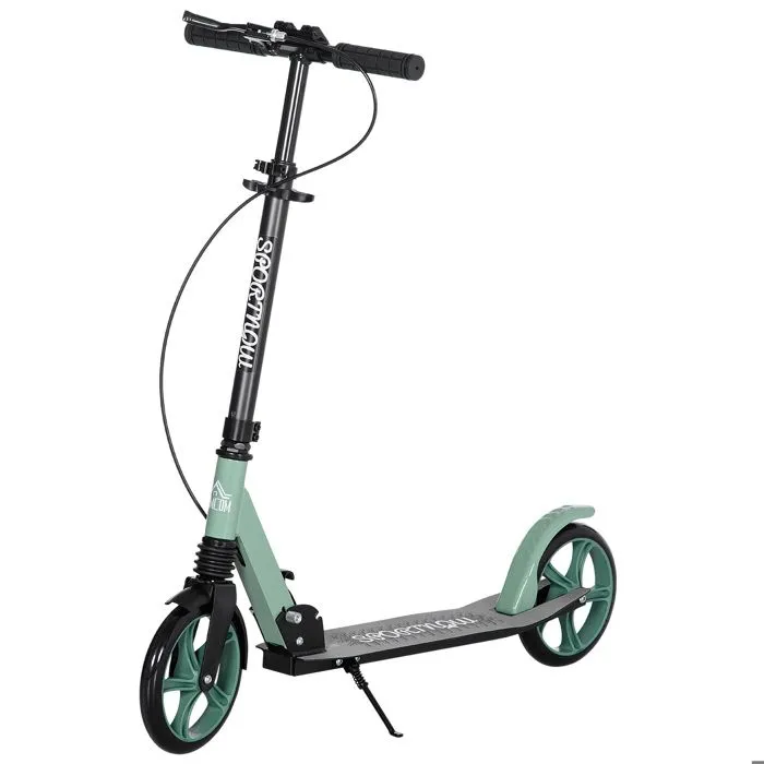 HOMCOM - Trottinette - Aluminium - 91.5x36.5x104cm - Vert-0
