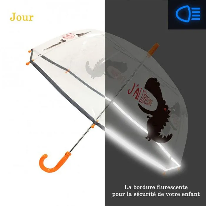 Parapluie enfant transparent - Dinosaure-2