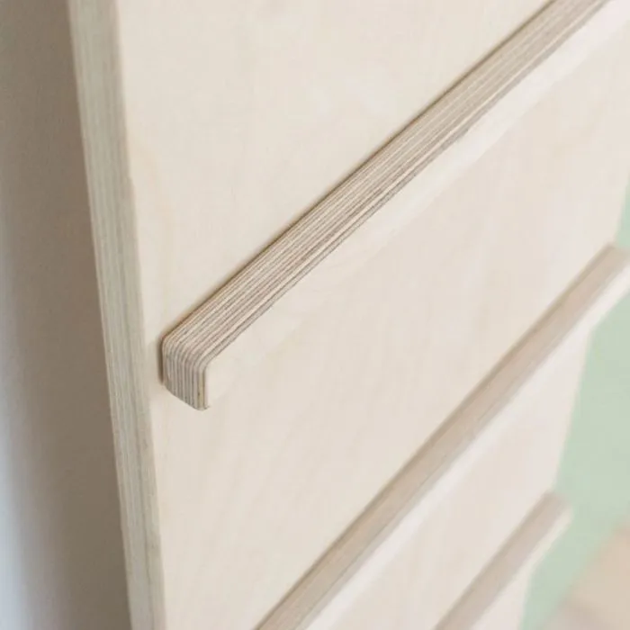 Jeu d'équilibre et motricité PIKY - bois naturel et rose-0