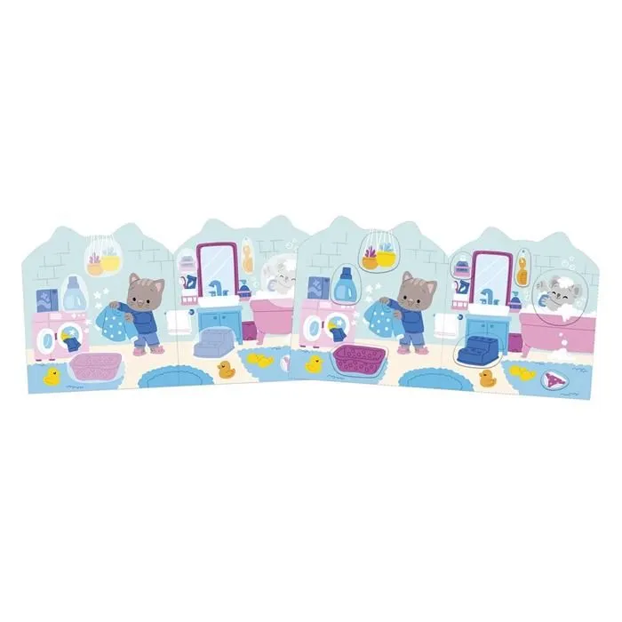Stickers - Cahier de Stickers Repositionnables - Thème La Maison - Dès 18 mois - Loisir Créatif Enfant-2
