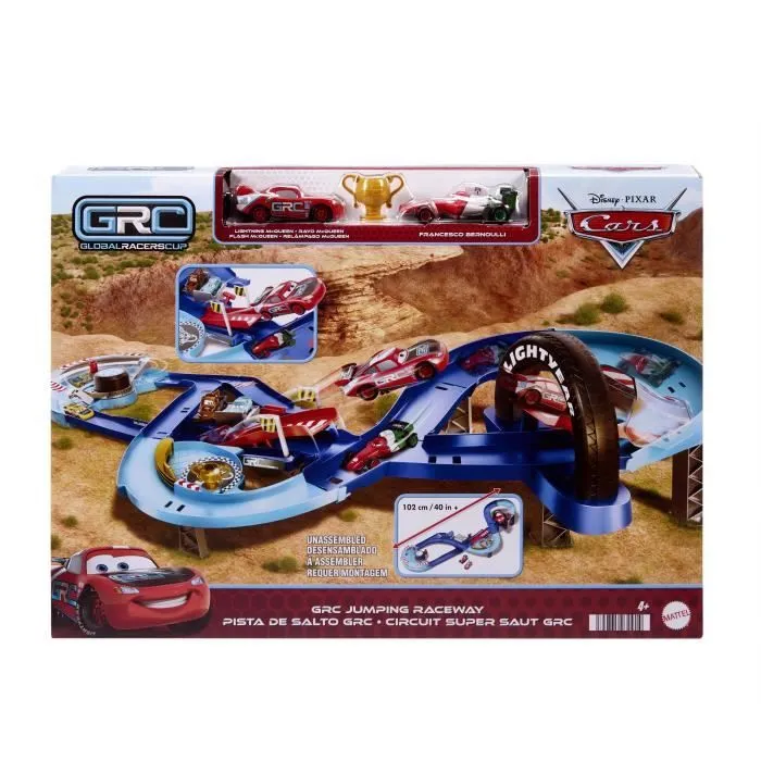 Disney · Pixar-Cars Piste de saut GRC-Coffret HXJ32-7