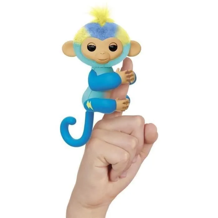 FINGERLINGS - LEO - Petit singe interactif - LANSAY - Animal à fonction - 70 sons et réactions-5