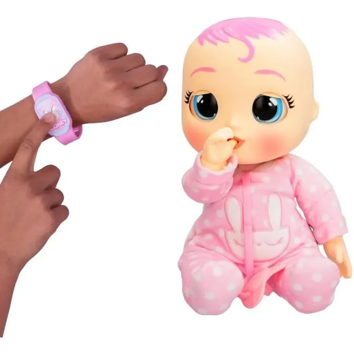 Poupon Cry Babies New Born - Coney - IMC TOYS - Reconnaît sa maman - 22 sons de bébé-2