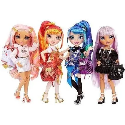 Poupée Mannequin Arc-en-Ciel 22cm - RAINBOW HIGH - Holly Devious - Version Junior High-3