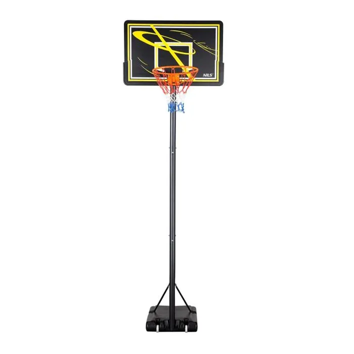 Panier de basketball - NILS - ZDK319E - Mobile - Hauteur réglable - Résistant aux intempéries-0
