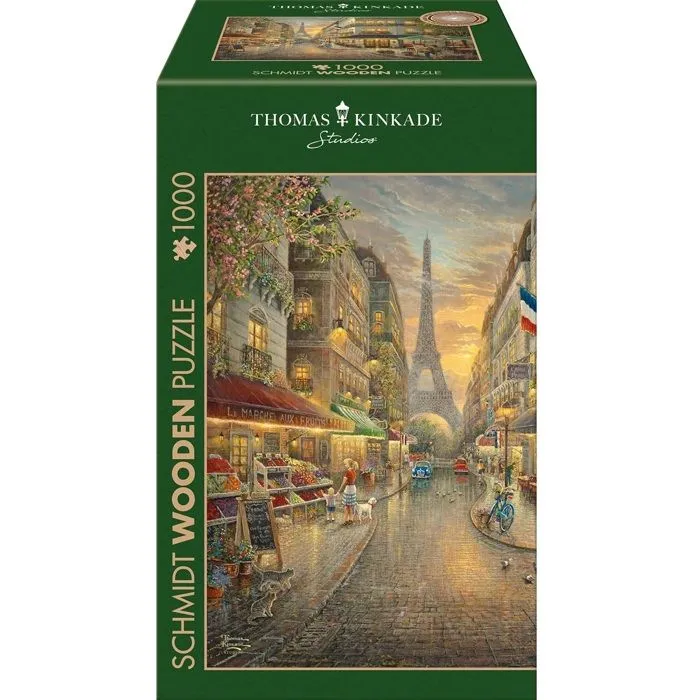 Schmidt Spiele - Puzzle en bois Paris pittoresque 1000 pcs - SCHMIDT-0