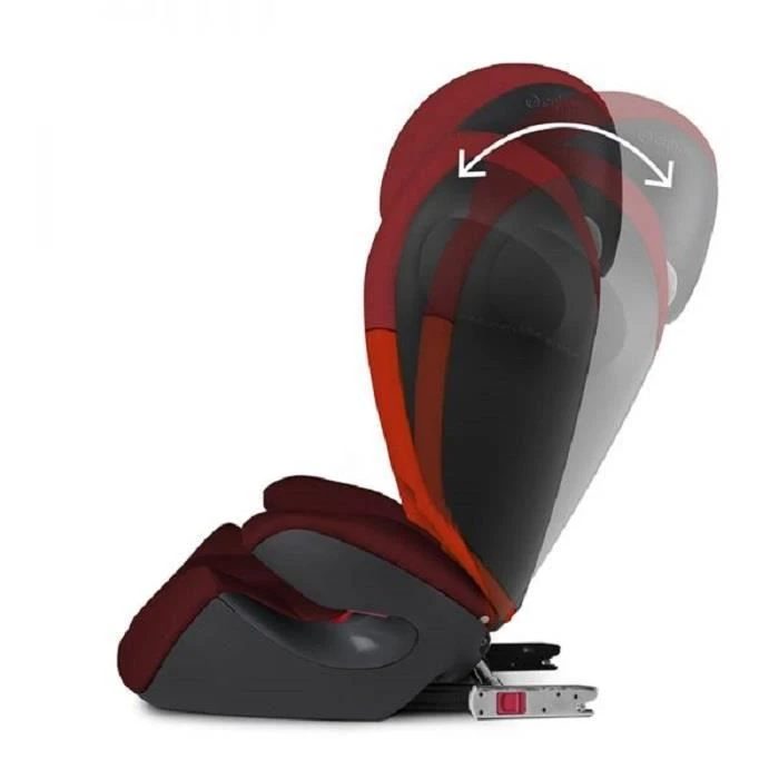 CYBEX Siège auto Silver Solution M-Fix SL Rumba - Groupe 2/3 - Rouge-1