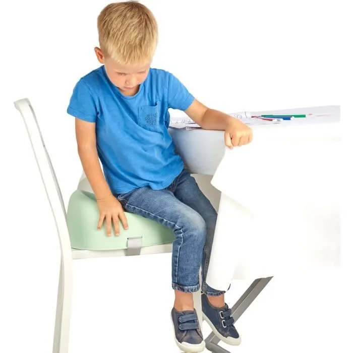 Rehausseur de chaise - THERMOBABY - EASY - Gris Charme -Dès 3 ans-3