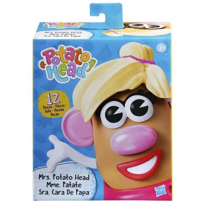 Figruine Madame Patate, 12 pièces à mélanger et à combiner , Mr. Potato Head Playskool Potato Head, Dès 2 ans-6