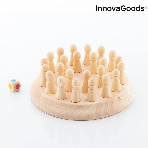 Plateau de jeux de mémoire en bois 26 Pièces Montessori-2