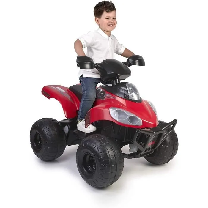 Quad électrique 12V FEBER Motion - Rouge pour enfant de 3 ans et plus-3