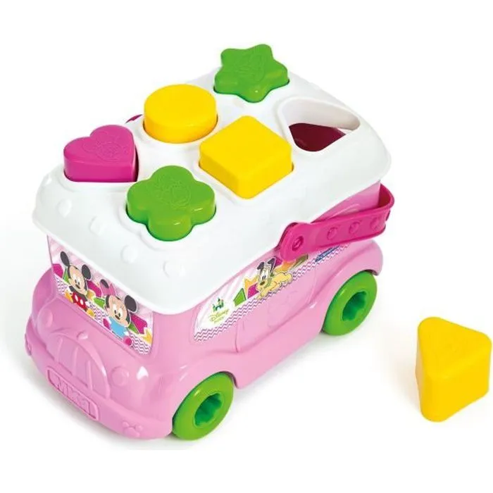 CLEMENTONI Disney Baby - Le bus des formes de Minnie - Jeu d'éveil-0