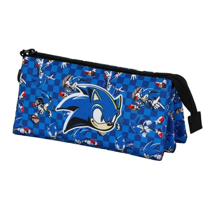 Trousse Triple - Sonic Action - Bleu- Taille Unique-0